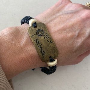 Just Breathe Adjustable Bracelet